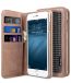 Melkco Premium Cow Leather Case Heritage Series (Swallow Collection) Book Style for iPhone 6 - 4.7" Case (Khaki)