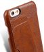 Genuine Leather Card Slot Snap Cover For Iphone 6s Plus (5.5) - Vintage Brown
