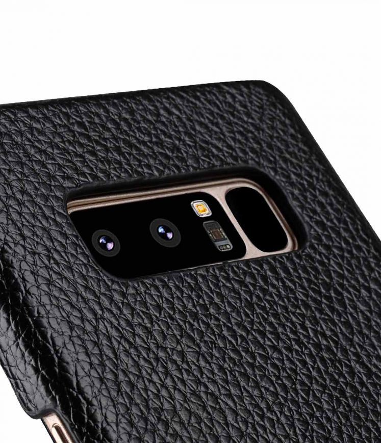 Melkco Premium Leather Card Slot Back Cover for Samsung Galaxy Note 8 - (Black LC)Ver.2