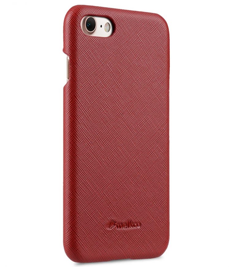Melkco Mini PU Leather Snap Cover for Apple iPhone 7 (4.7") (Red Cross Pattern PU)