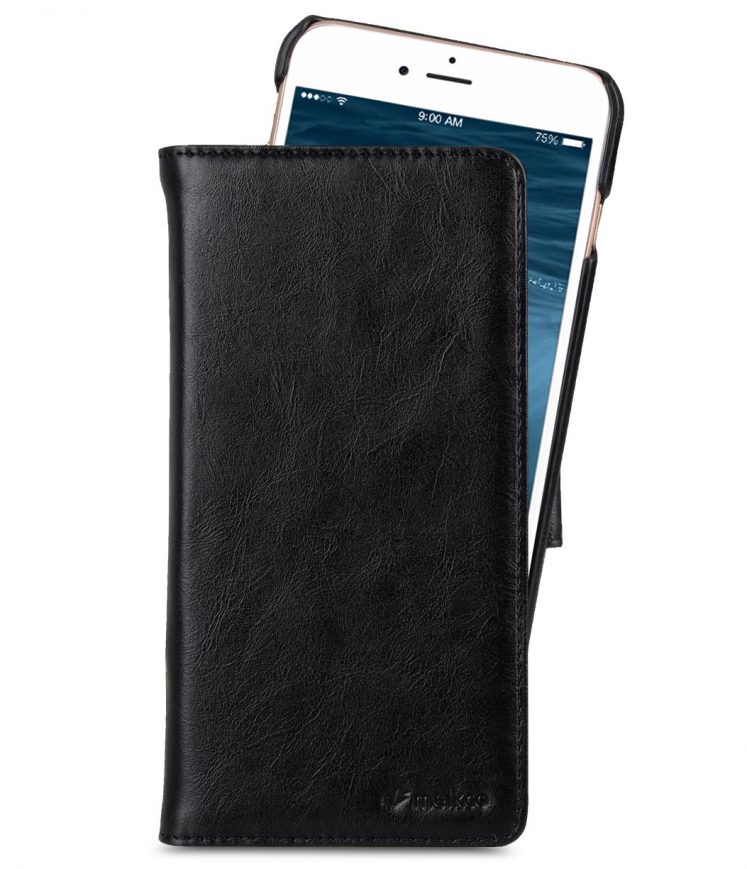 Melkco Mini PU Leather Alphard Case for Apple iPhone 7 / 8 Plus (5.5") - (Black PU)