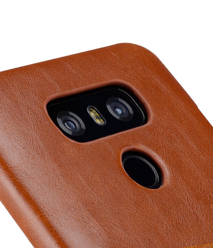 Melkco PU Leather Case for LG G6 - Dual Card Slots ( Brown CH )