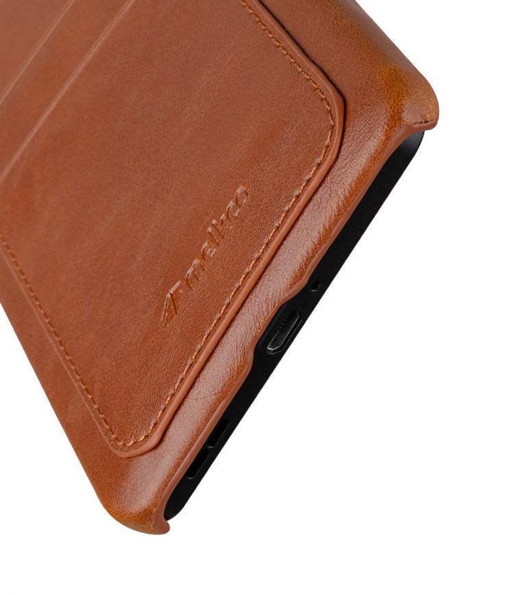 Mini PU Leather Dual Card Slots Snap Cover for Nokia 6 - (Brown CH PU)