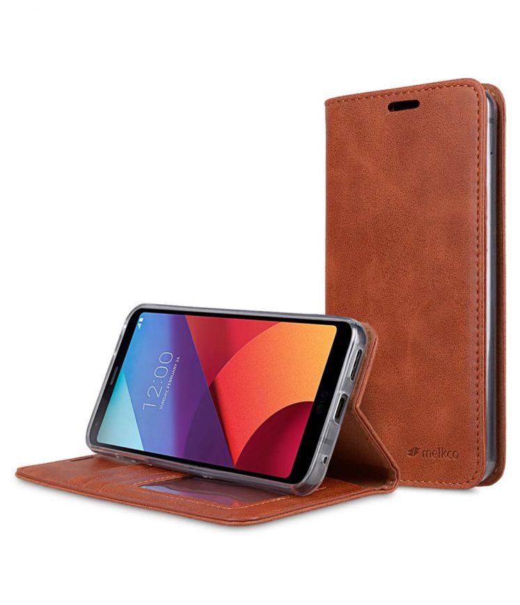 Book Type Series PU Leather Case for LG G6 - Livia Book Type