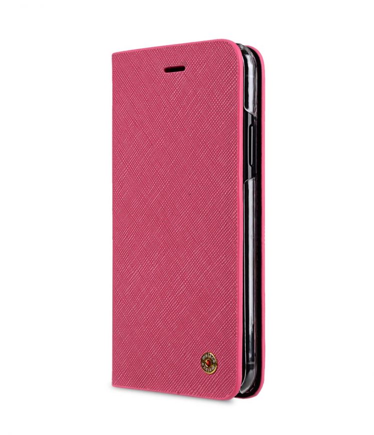 Fashion Cocktail Series Slim Flip Case for Apple iPhone X - (Peach)