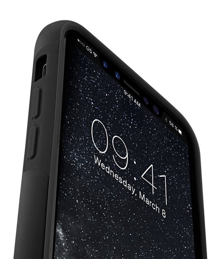 Melkco Kubalt Double Layer Case Special Edition for Apple iPhone X - (Black/Black)