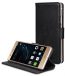 Melkco Premium Genuine Leather Case For Huawei P9 Lite - Wallet Book Type With Stand Function (Traditional Vintage Black)