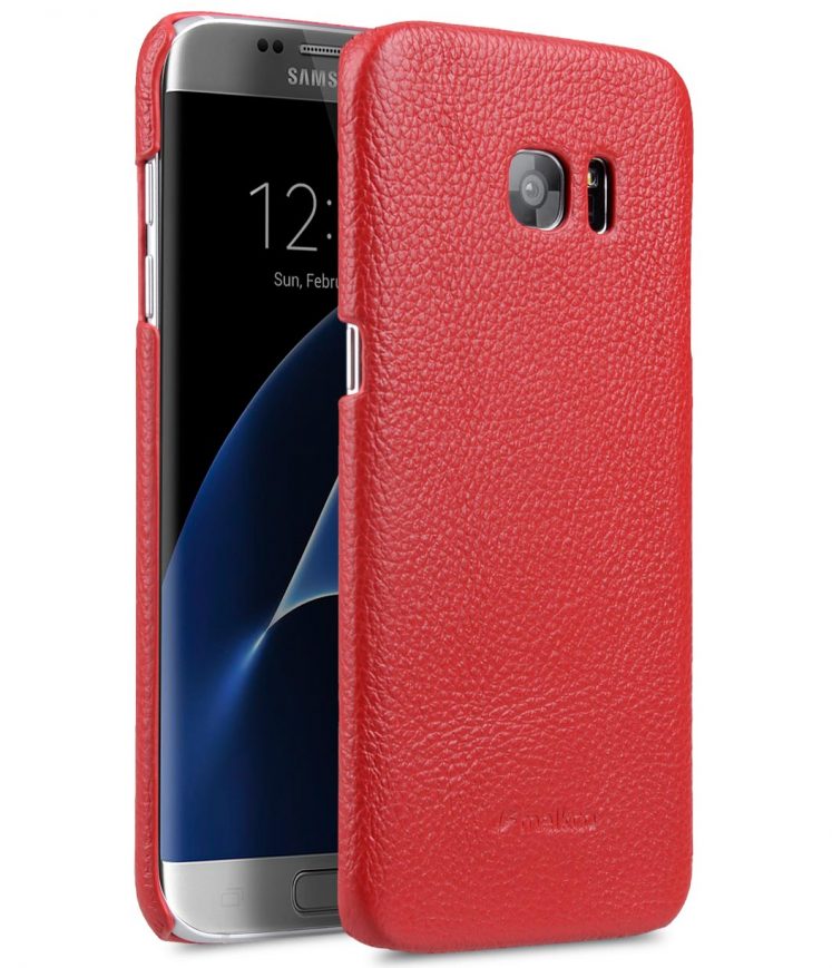 Melkco Premium Genuine Leather Snap Cover Case For Samsung Galaxy S7 Edge