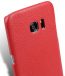 Melkco Premium Genuine Leather Snap Cover Case For Samsung Galaxy S7 Edge (Red LC)