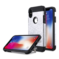Vetti Craft Hybrid Jack Case for Apple iPhone X - (Silver)