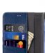 Melkco Premium Leather Case for HTC U Ultra - Wallet Book Clear Type Stand ( Dark Blue LC )