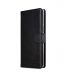 Melkco Premium Leather d Case for Samsung Galaxy Note 8 - Wallet Book Clear Type Stand (Vintage Black)