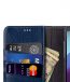 Premium Leather Case for LG G6 - Wallet Book Clear Type Stand (Dark Blue LC)