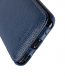 Melkco Jacka Series Lai Chee Pattern Premium Leather Jacka Type Case for Apple iPhone X - ( Dark Blue LC )