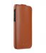 Premium Leather Case for Apple iPhone X - Jacka Type (Brown CH)