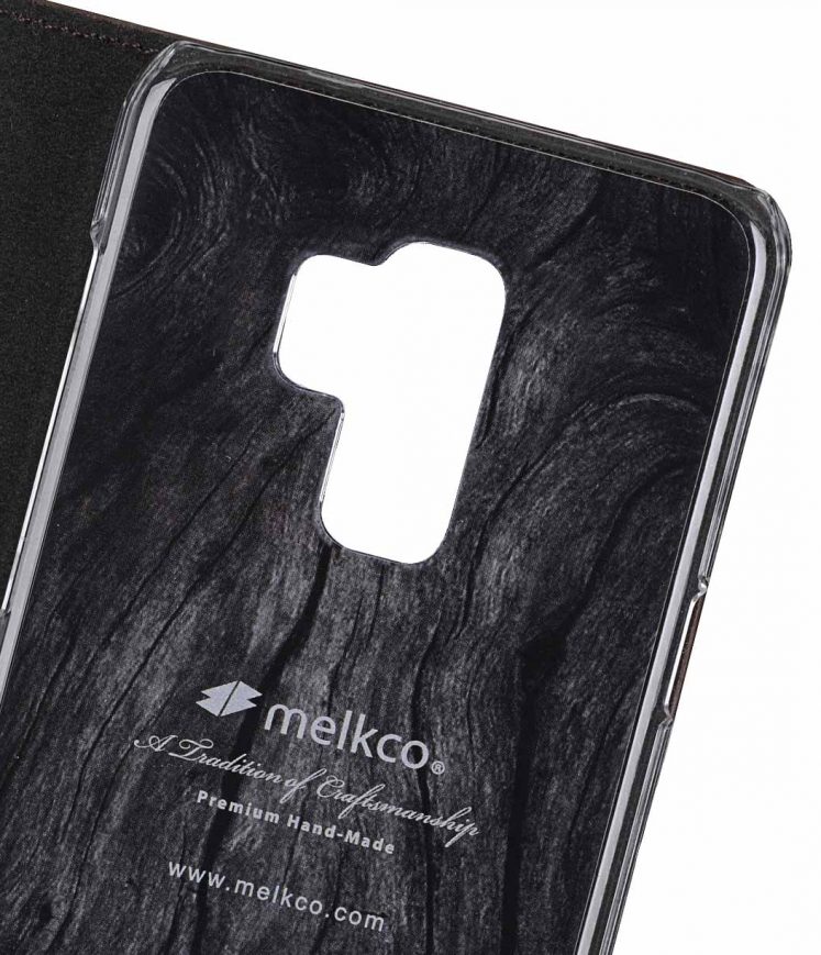 Melkco Fashion Cocktail Series Premium Leather Slim Flip Type Case for Samsung Galaxy S9+ - ( Brown )