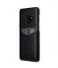 Premium Leather Card Slot Back Case for Samsung Galaxy S9 - (Black)Ver.2