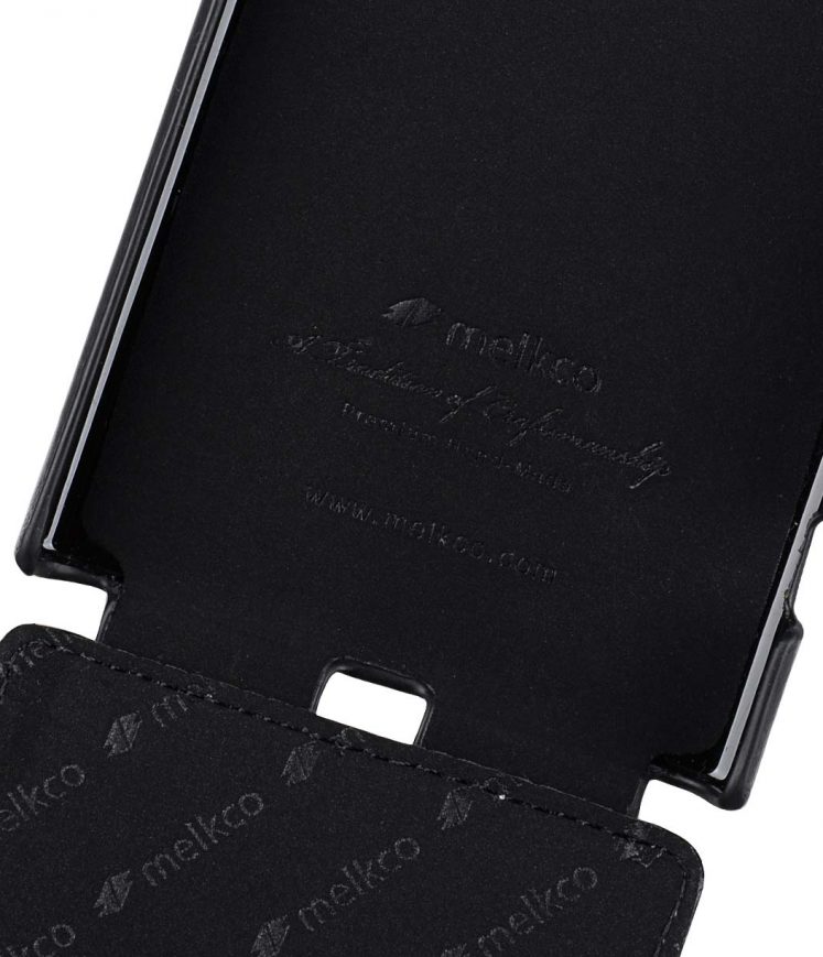 Premium Leather Case for Sony Xperia XA2 Ultra - Jacka Type - Black