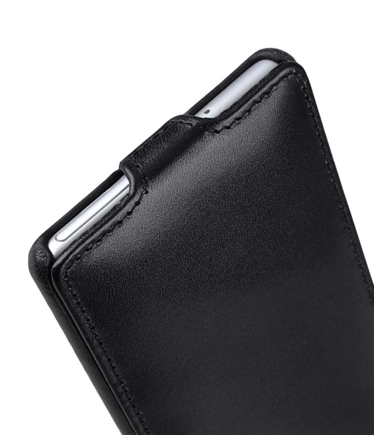 Premium Leather Case for Sony Xperia XZ2 - Jacka Type - Black