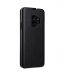 Melkco Premium Cow Leather Flip Down Vertical with Buckle Closure and Handmade for Samsung Galaxy S9 Case - Jacka Type ( Black )