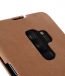 Melkco Premium Cow Leather Flip Down Vertical with Buckle Closure and Handmade for Samsung Galaxy S9+ Case - Jacka Type ( Classic Vintage Brown )