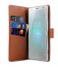 Melkco Premium Leather Case for Sony Xperia XZ2 - Wallet Book Clear Type Stand ( Brown )