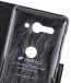 Melkco Premium Leather Case for Sony Xperia XZ2 Compact - Wallet Book Clear Type Stand ( Black )