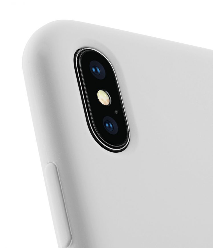 Melkco Aqua Silicone Case for Apple iPhone XS Max (6.5") - ( White )