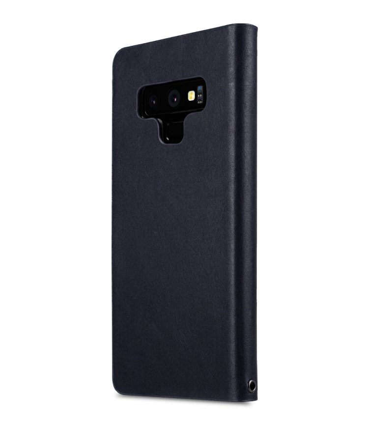 Melkco Fashion Cocktail Series Premium Leather Slim Flip Type Case for Samsung Galaxy Note 9 - ( Navy )