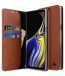 Melkco Fashion Cocktail Series Premium Leather Slim Flip Type Case for Samsung Galaxy Note 9 - ( Orange Brown )