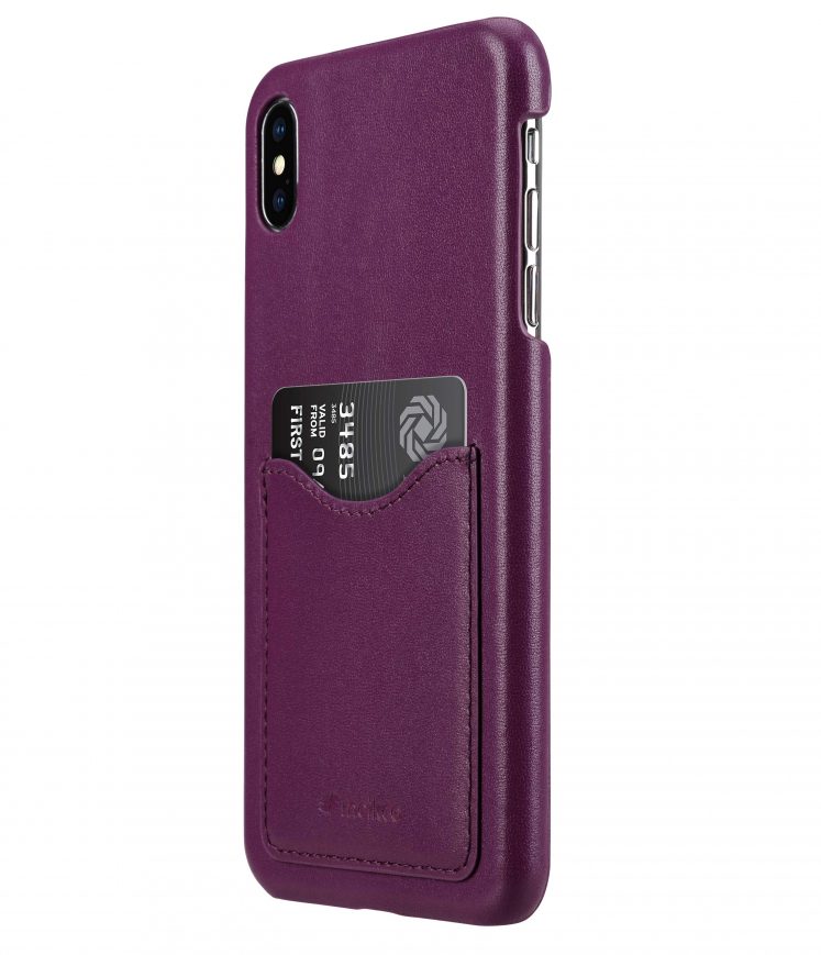 Melkco Premium Leather Card Slot Back Cover V2 for Apple iPhone XS Max (6.5")