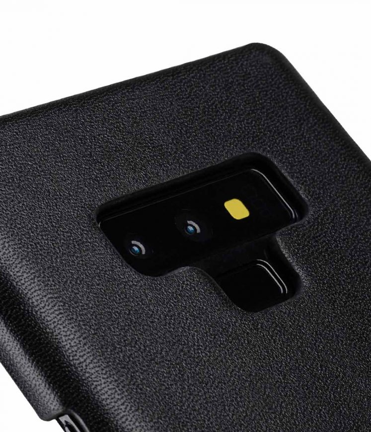 Premium Leather Card Slot Cover Case for Samsung Galaxy Note 9 - (Black)Ver.2