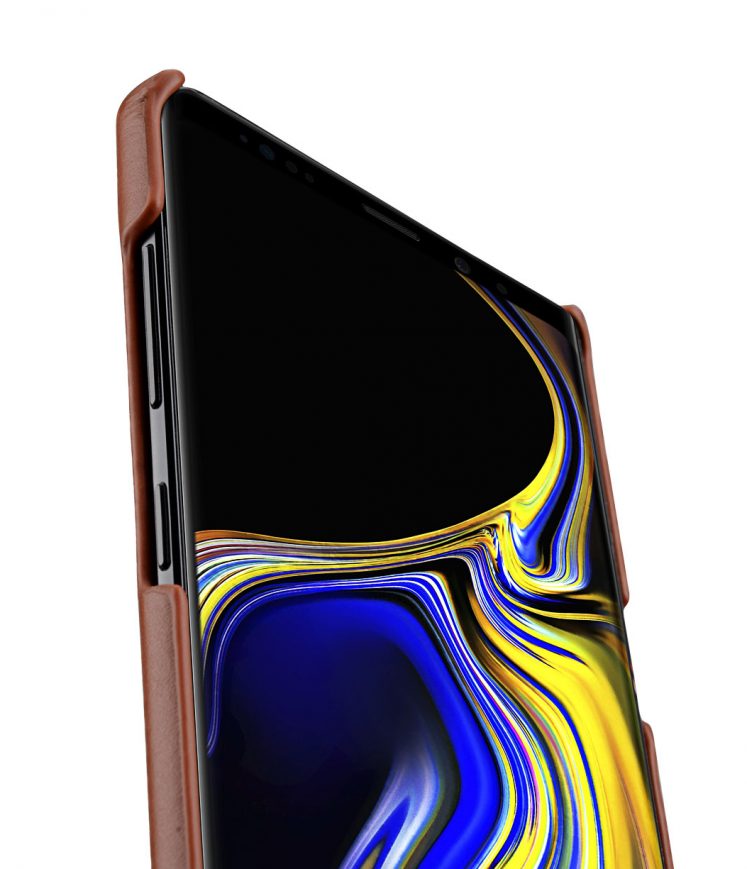Melkco Premium Leather Card Slot Back Cover V2 for Samsung Galaxy Note 9 - ( Brown )