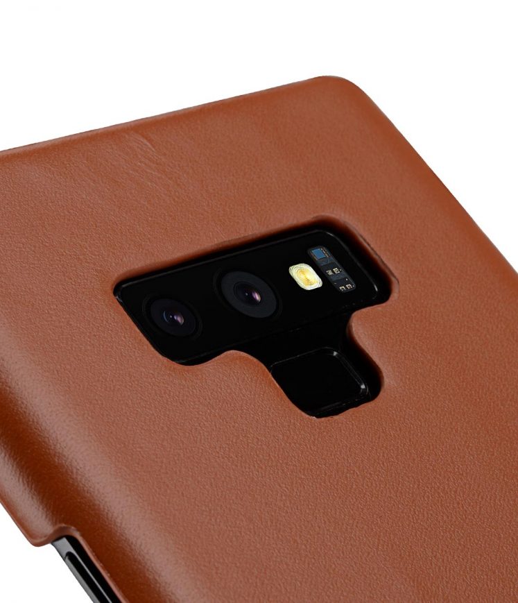 Melkco Premium Leather Card Slot Back Cover V2 for Samsung Galaxy Note 9 - ( Brown )
